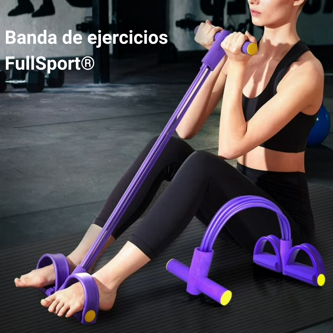 BANDA DE EJERCICIOS CON PEDAL - FULLSPORT®