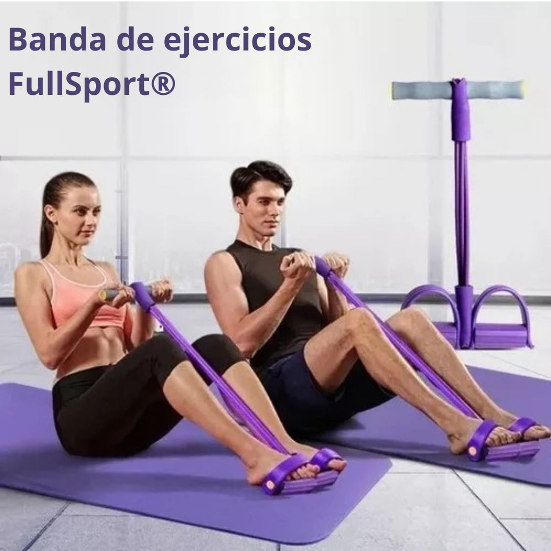 BANDA DE EJERCICIOS CON PEDAL - FULLSPORT®